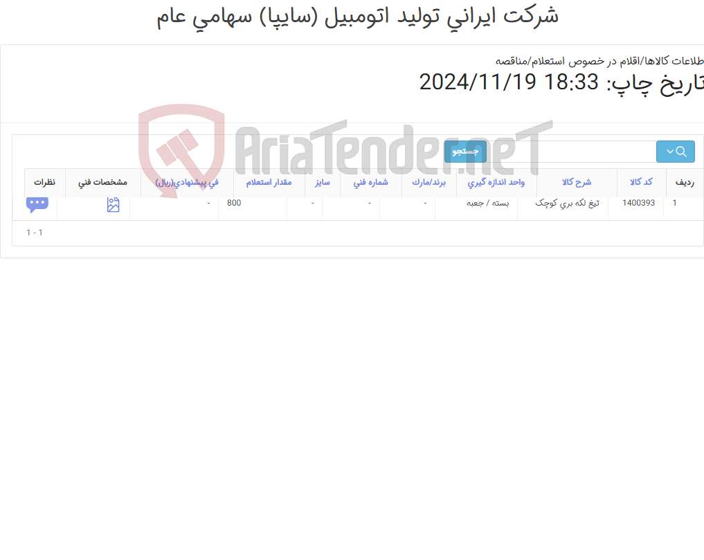 تصویر کوچک آگهی تیغ ‎لکه بری‏ ‎کوچک‏