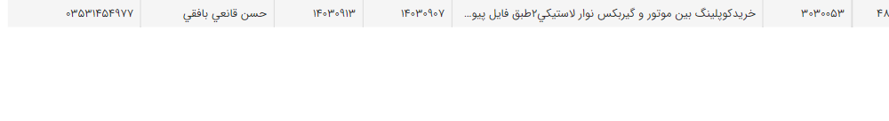 تصویر کوچک آگهی خریدکوپلینگ بین موتور و گیربکس نوار لاستیکی2طبق فایل پیوست