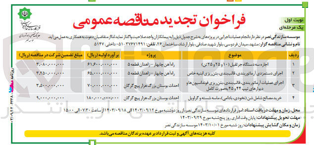 تصویر کوچک آگهی اجاره سه دستگاه جرثقیل (10 و 25 و 35 تن)