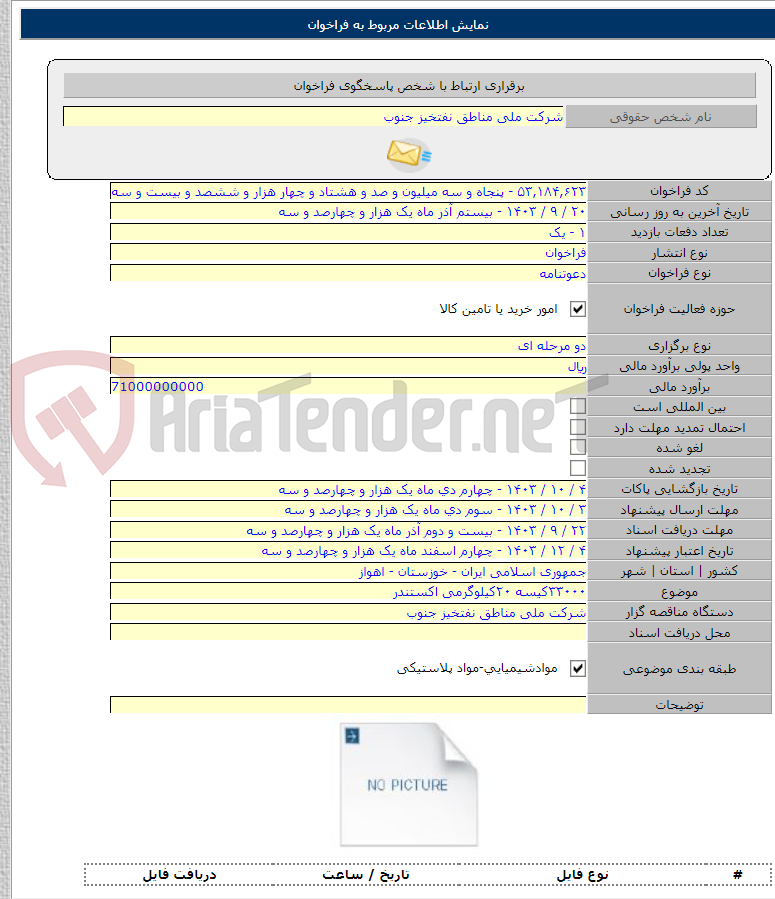 تصویر کوچک آگهی ۳۳۰۰۰کیسه ۲۰کیلوگرمی اکستندر
