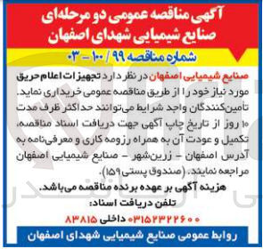 تصویر کوچک آگهی خریداری تجهیزات اعلام حریق