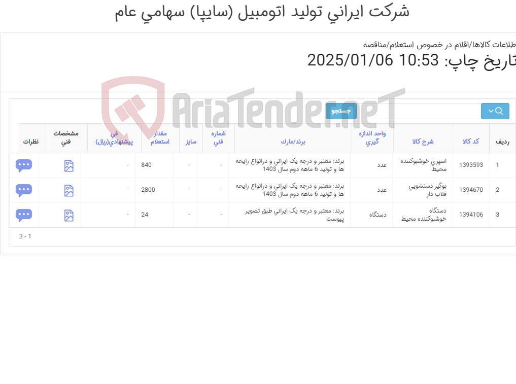 تصویر کوچک آگهی دستگاه خوشبوکننده ‎محیط‏ و اسپری ‎خوشبوکننده محیط‏ و بوگیر ‎دستشویی‏ ‎قلاب دار‏