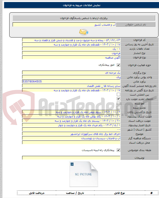 تصویر کوچک آگهی اجرای خط برق چاه های سرکهوران ایرانشهر