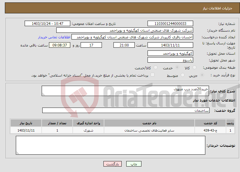 تصویر کوچک آگهی نیاز انتخاب تامین کننده-خرید20عدد درب منهول