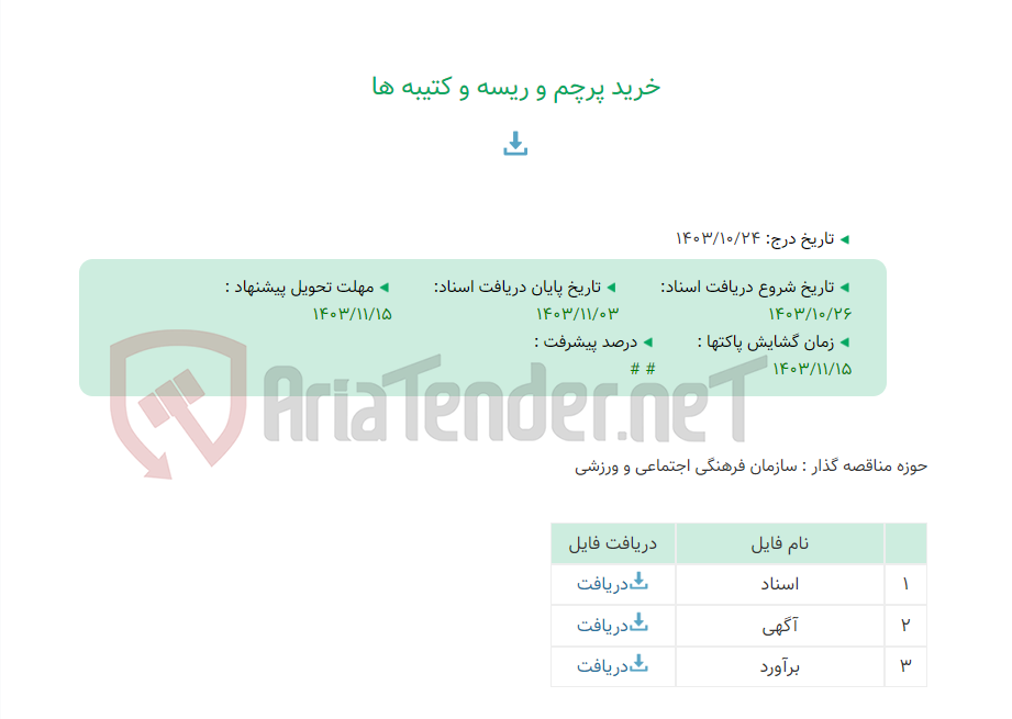 تصویر کوچک آگهی خرید پرچم و ریسه و کتیبه ها