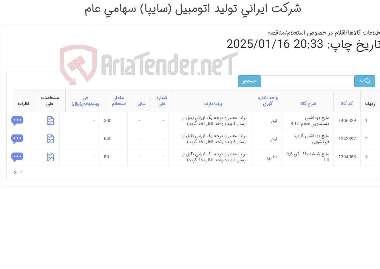 تصویر کوچک آگهی مایع بهداشتی ‎ظرفشویی‏ ، بهداشتی و مایع شیشه پاک کن