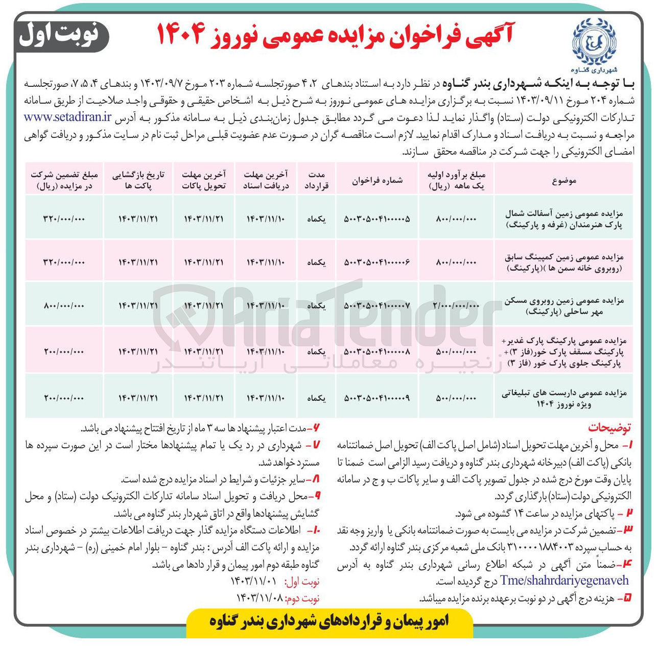 تصویر کوچک آگهی واگذاری زمین آسفالت شمال پارک هنرمندان غرفه و پارکینگ
