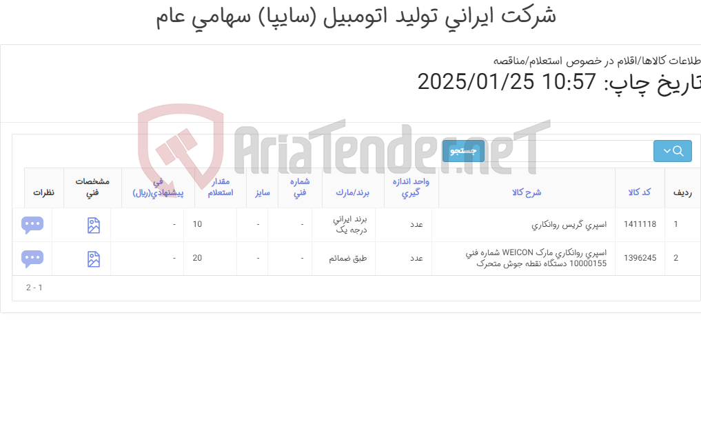 تصویر کوچک آگهی اسپری روانکاری