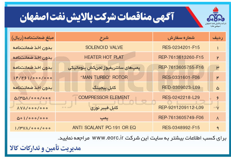 تصویر کوچک آگهی VALVE SOLENOID