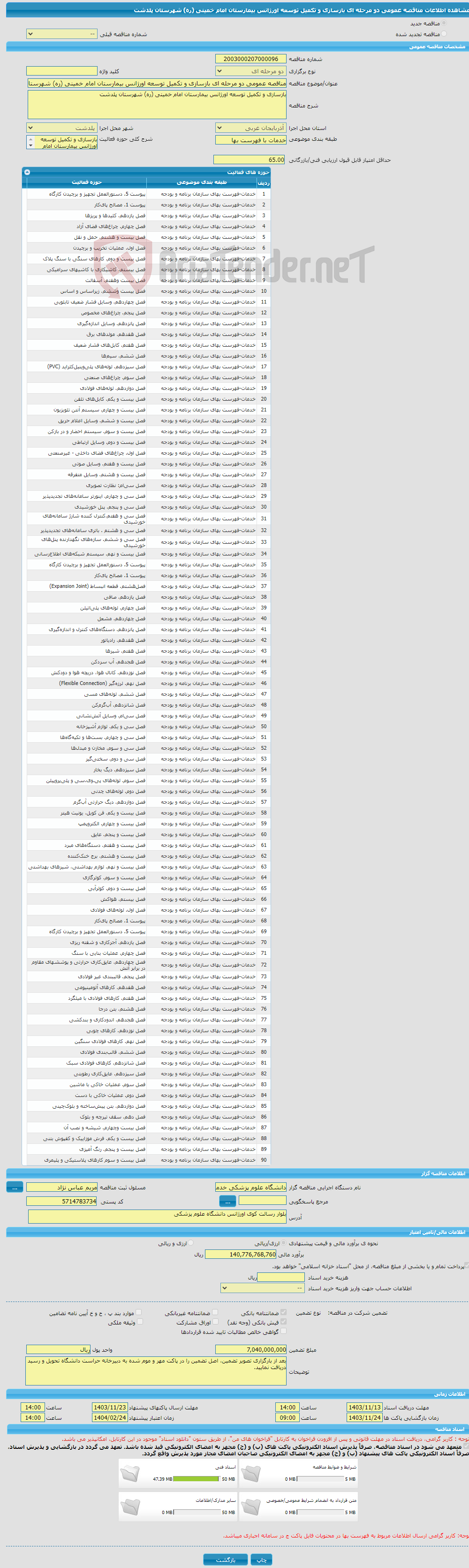 تصویر کوچک آگهی مناقصه عمومی دو مرحله ای بازسازی و تکمیل توسعه اورژانس بیمارستان امام خمینی (ره) شهرستان پلدشت