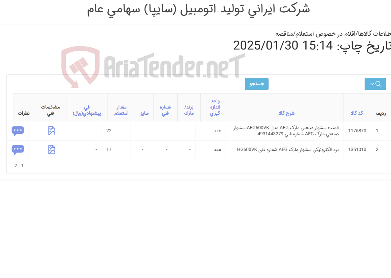 تصویر کوچک آگهی برد و المنت