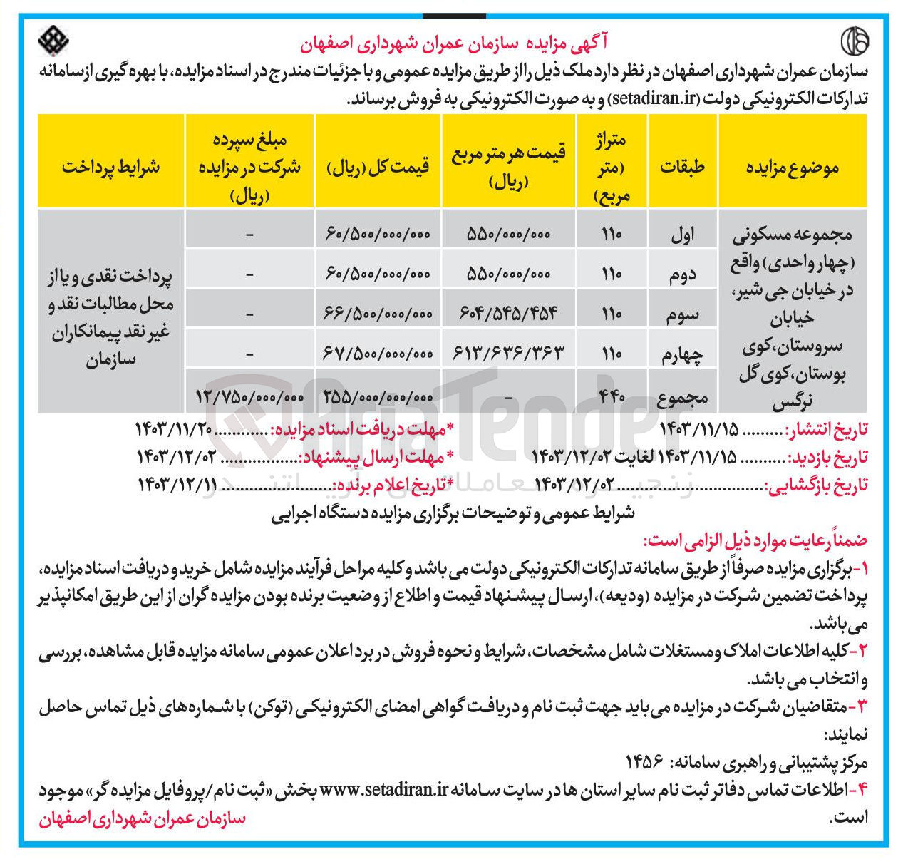 تصویر کوچک آگهی فروش مجموعه مسکونی _چهار واحدی)