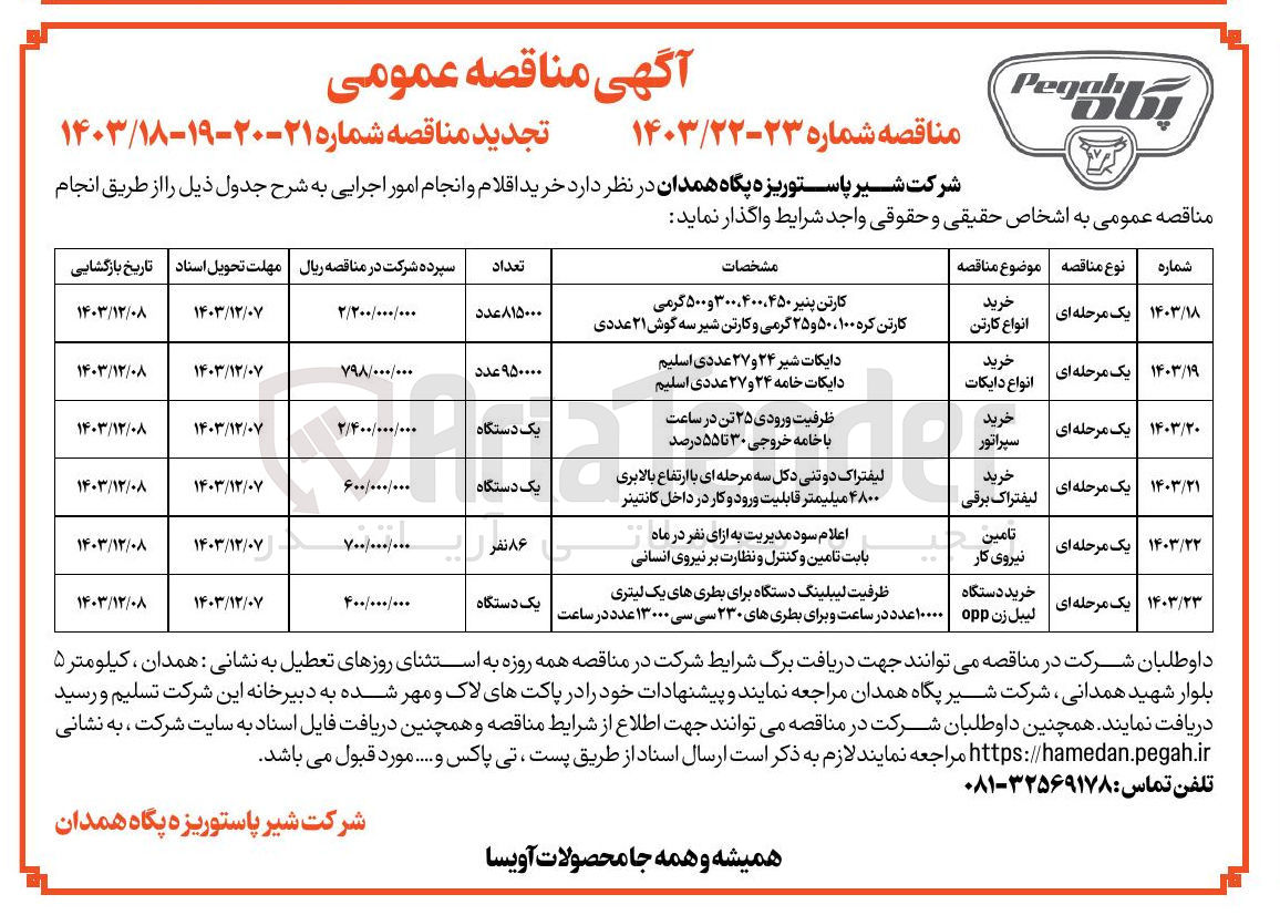 تصویر کوچک آگهی خرید انواع کارتن 