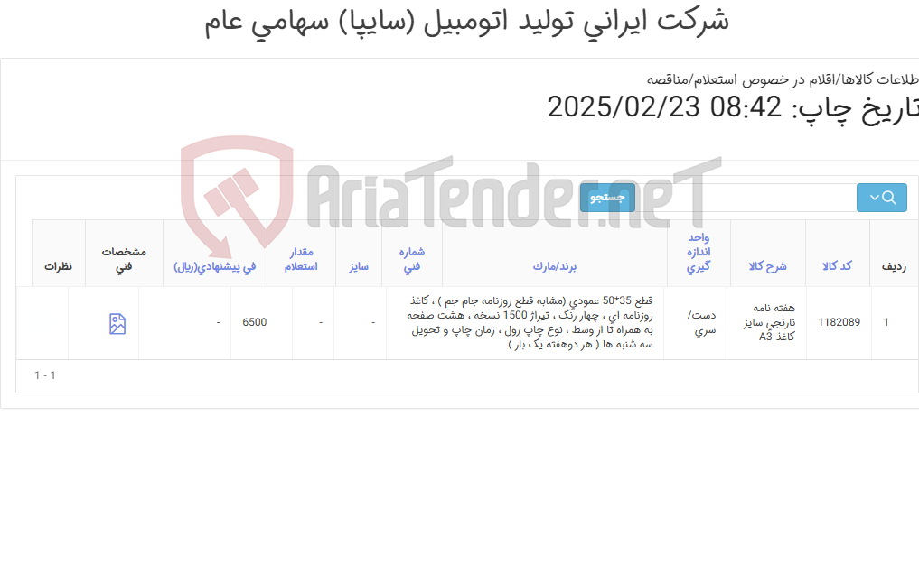 تصویر کوچک آگهی هفته نامه نارنجی