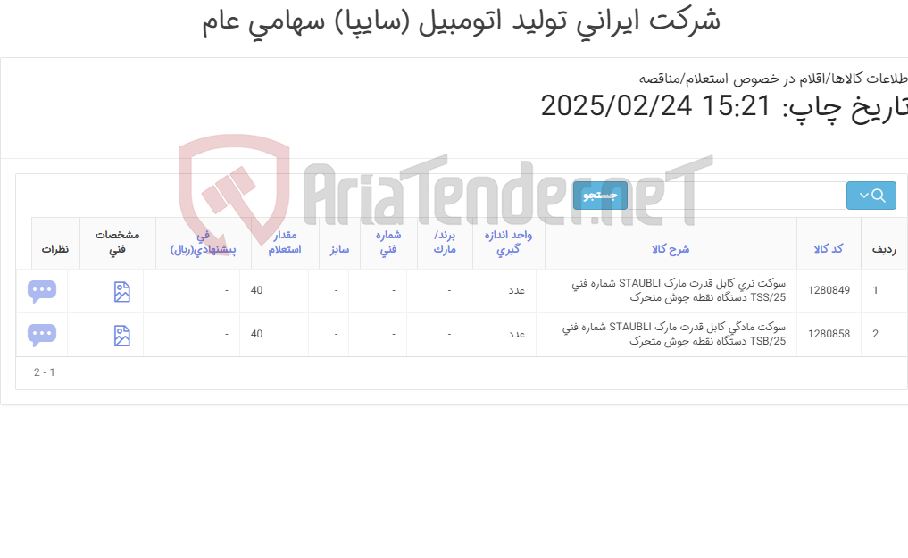 تصویر کوچک آگهی سوکت کابل قدرت نقطه جوش