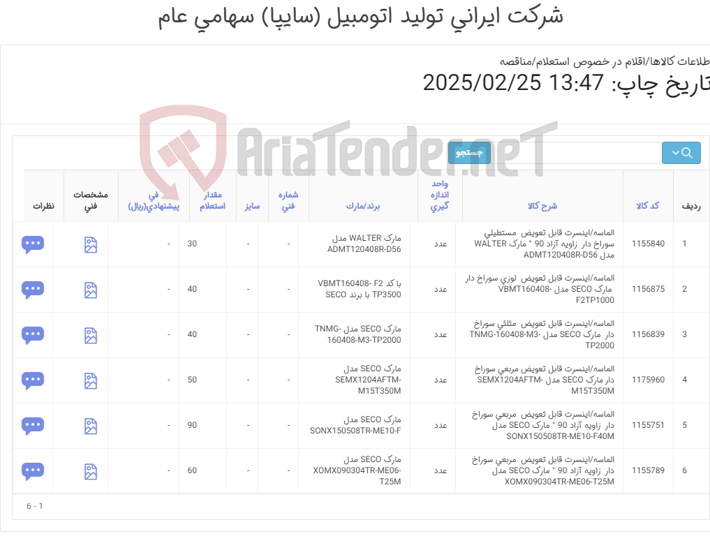 تصویر کوچک آگهی انواع الماسه/اینسرت
