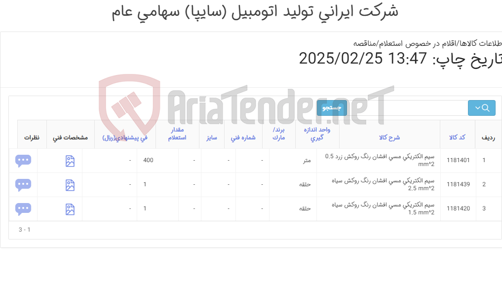تصویر کوچک آگهی سیم افشان مسی