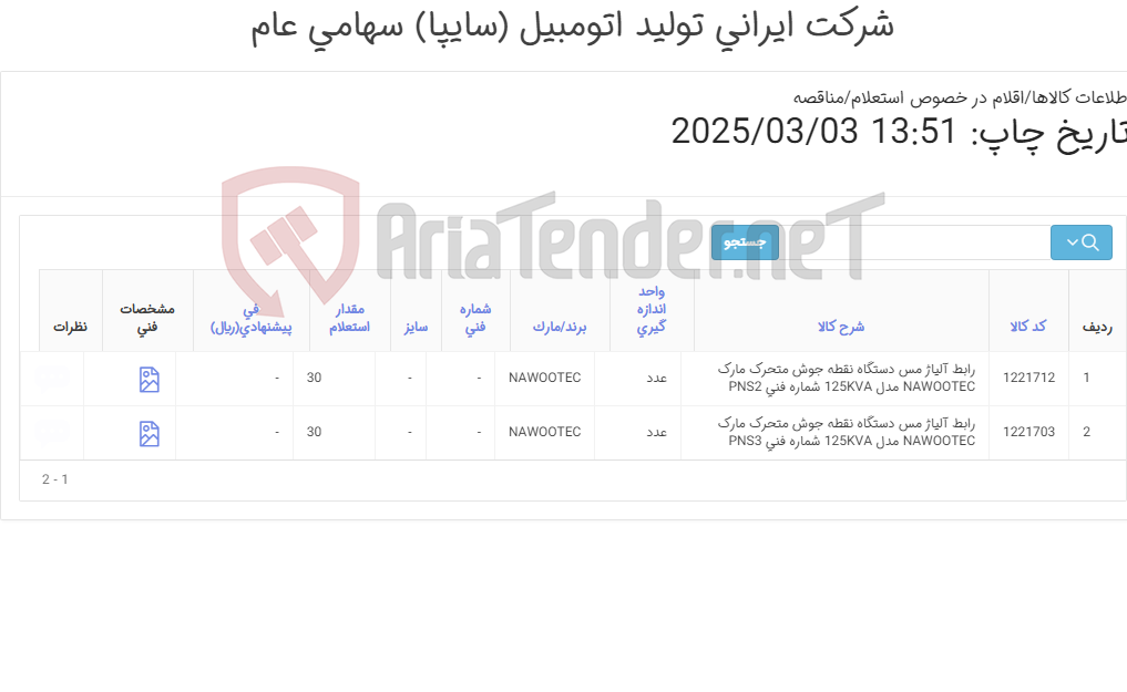 تصویر کوچک آگهی دو ردیف رابط ‎آلیاژ مس‏ دستگاه نقطه جوش متحرک
