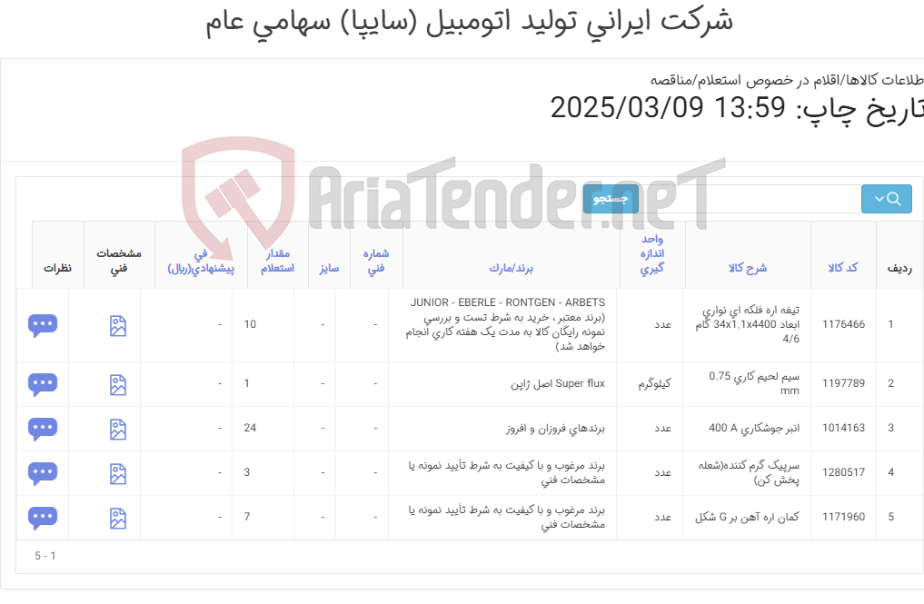 تصویر کوچک آگهی کمان اره - سرپیک - انبر ‎جوشکاری‏ - تیغه ‎اره فلکه ای‏ سیم ‎لحیم -