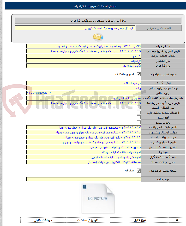 تصویر کوچک آگهی اجرای واحدهای تجاری مهرگان