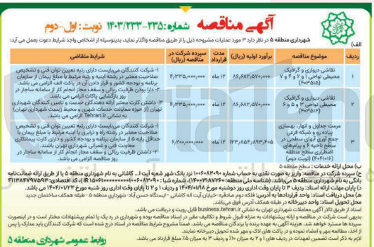 تصویر کوچک آگهی نقاشی دیواری و گرافیک محیطی