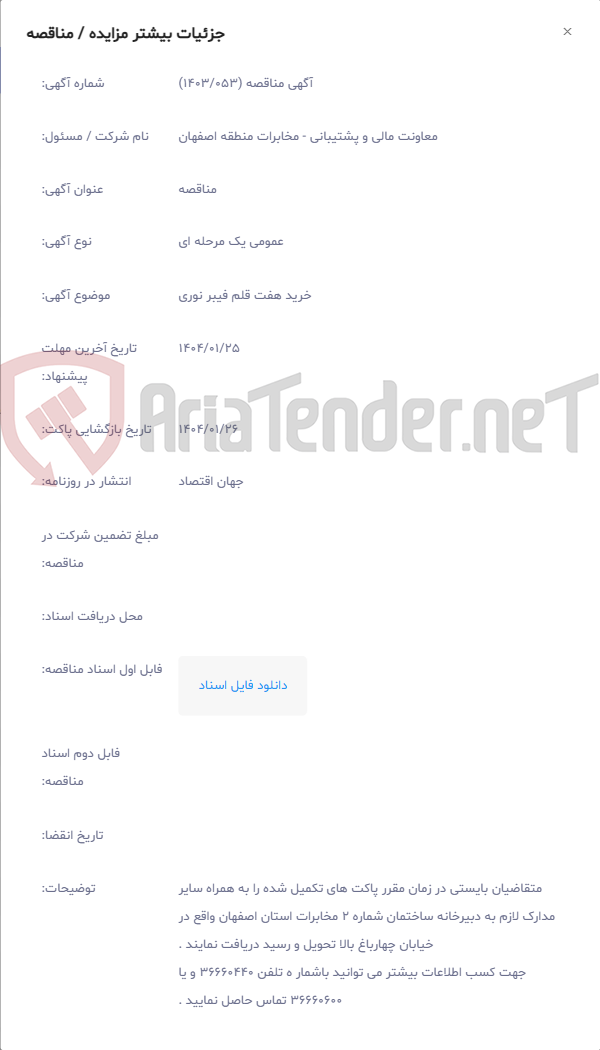 تصویر کوچک آگهی خرید هفت قلم فیبر نوری