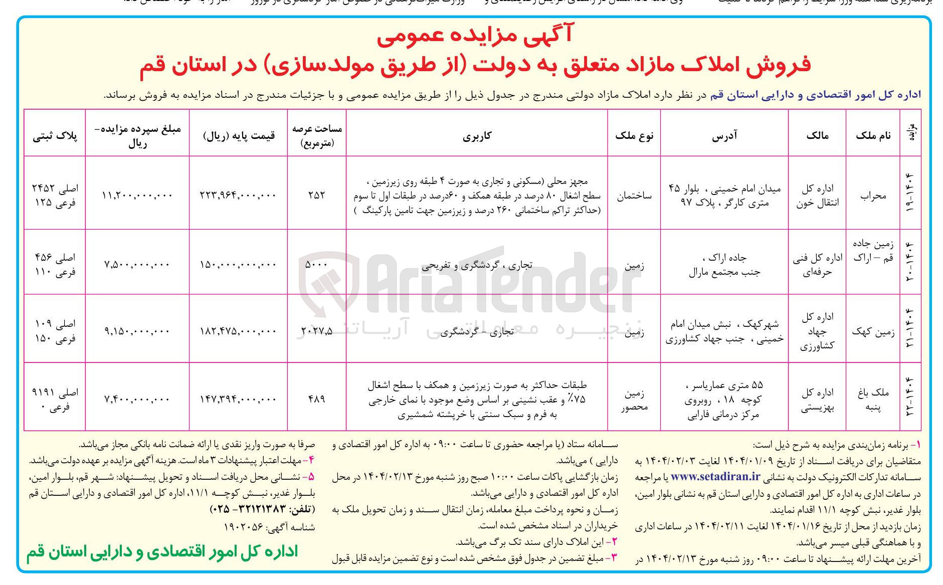تصویر کوچک آگهی فروش پلاک ثبتی 2452 فرعی 125 مسکونی و تجاری 