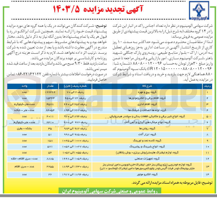 تصویر کوچک آگهی گروه پیچ و مهره 
