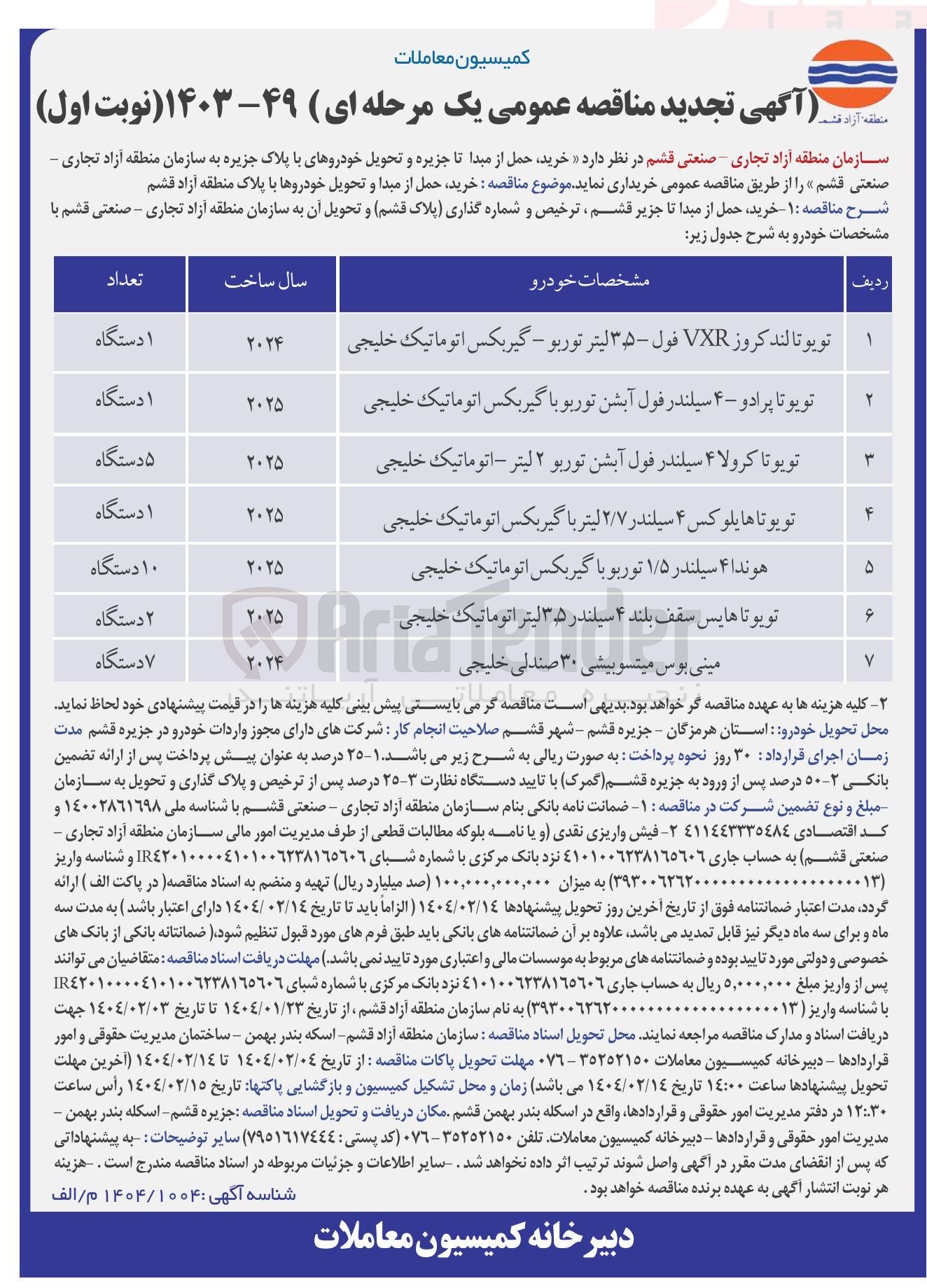 تصویر کوچک آگهی تویوتا کرولا ۴ سیلندر فول آبشن توربو ۲ لیتر - اتوماتیک خلیجی 
