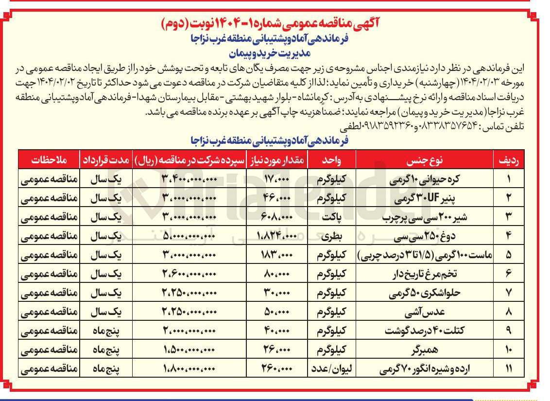 تصویر کوچک آگهی خرید ماست ۱۰۰ گرمی ( ۱/۵ تا ۳ درصد چربی)