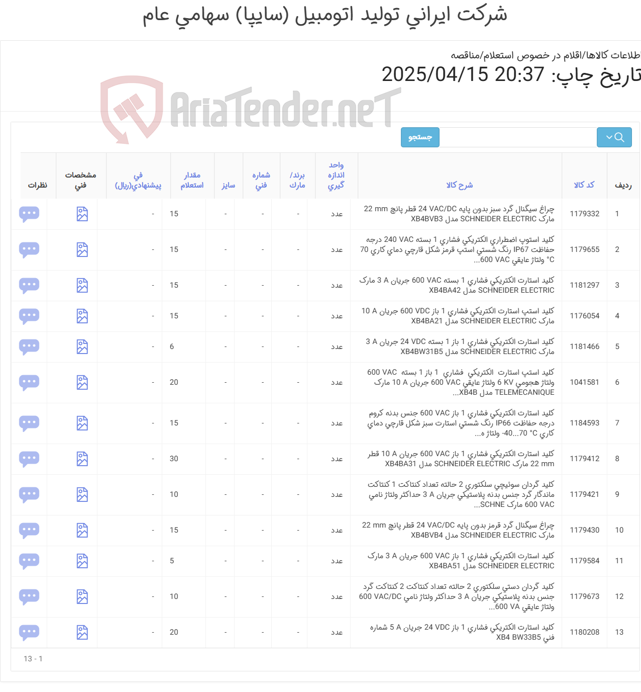 تصویر کوچک آگهی کلید استوپ و چراغ سیگنال