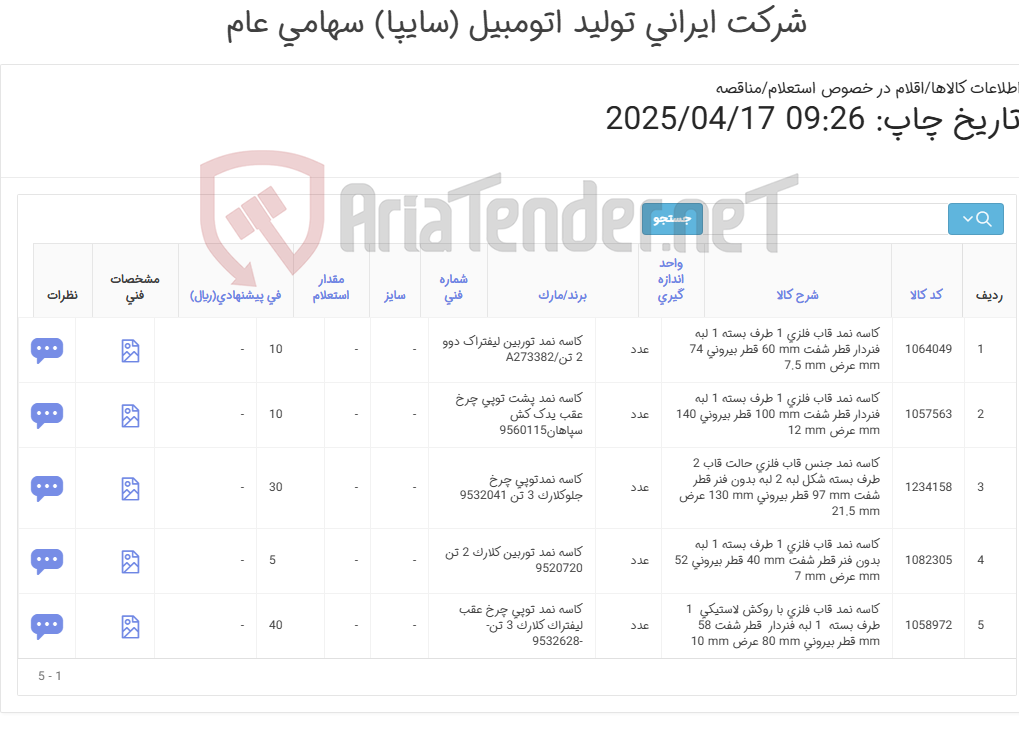 تصویر کوچک آگهی کاسه نمد
