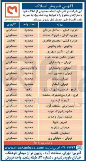 تصویر کوچک آگهی فروش املاک