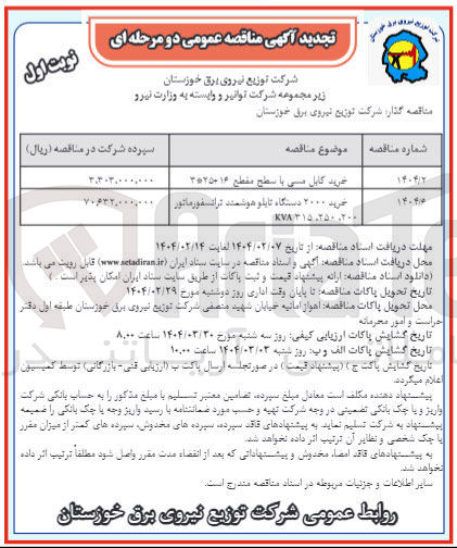 تصویر کوچک آگهی خرید کابل مسی با سطح مقطع 16+25*3