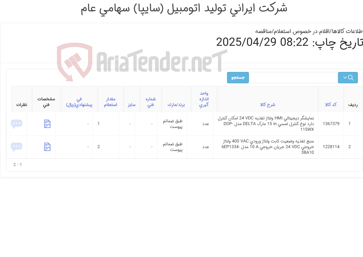 تصویر کوچک آگهی 2آیتم منبع تغذیه و نمایشگر دیجیتالی (تحویل فوری
