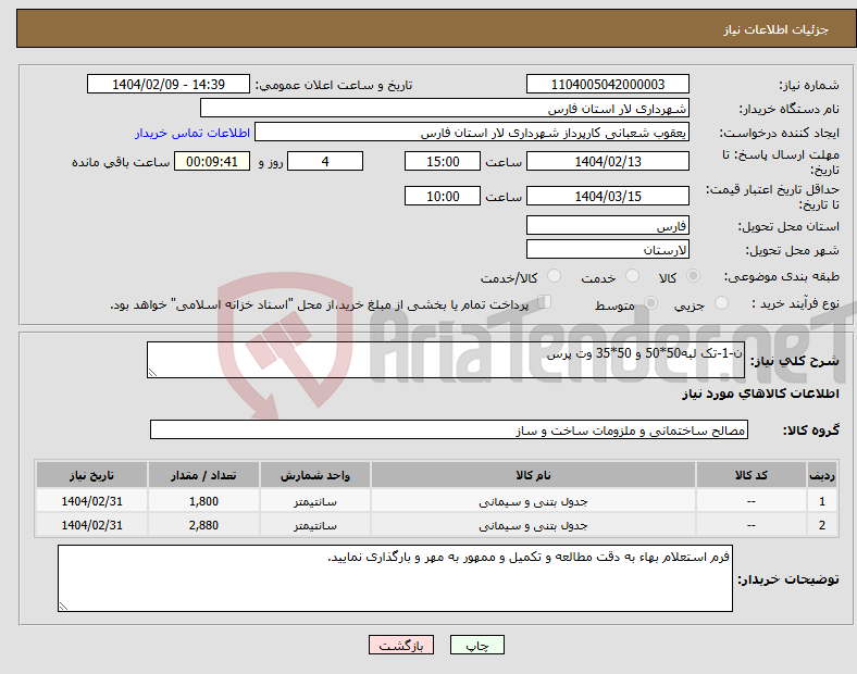 تصویر کوچک آگهی نیاز انتخاب تامین کننده-ن-1-تک لبه50*50 و 50*35 وت پرس