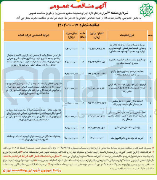 تصویر کوچک آگهی بازسازی ساختمان های اداری 
