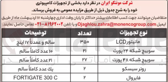تصویر کوچک آگهی فایروال