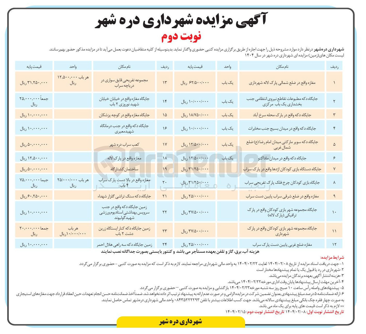 تصویر کوچک آگهی اجاره مغازه
