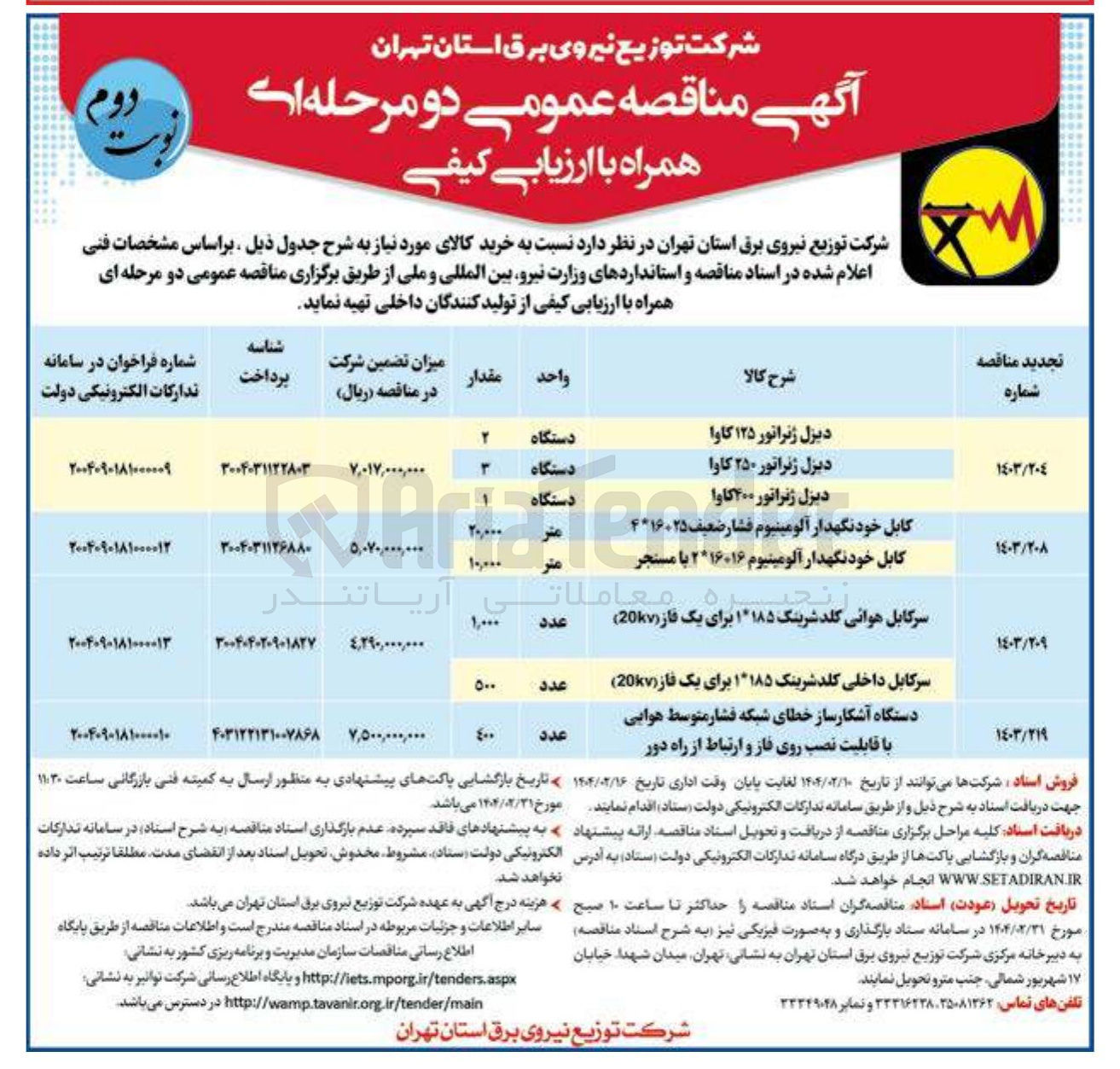 تصویر کوچک آگهی دستگاه آشکار ساز خطای شبکه فشار متوسط هوایی با قابلیت نصب روی فاز و ارتباط از راه دور 
