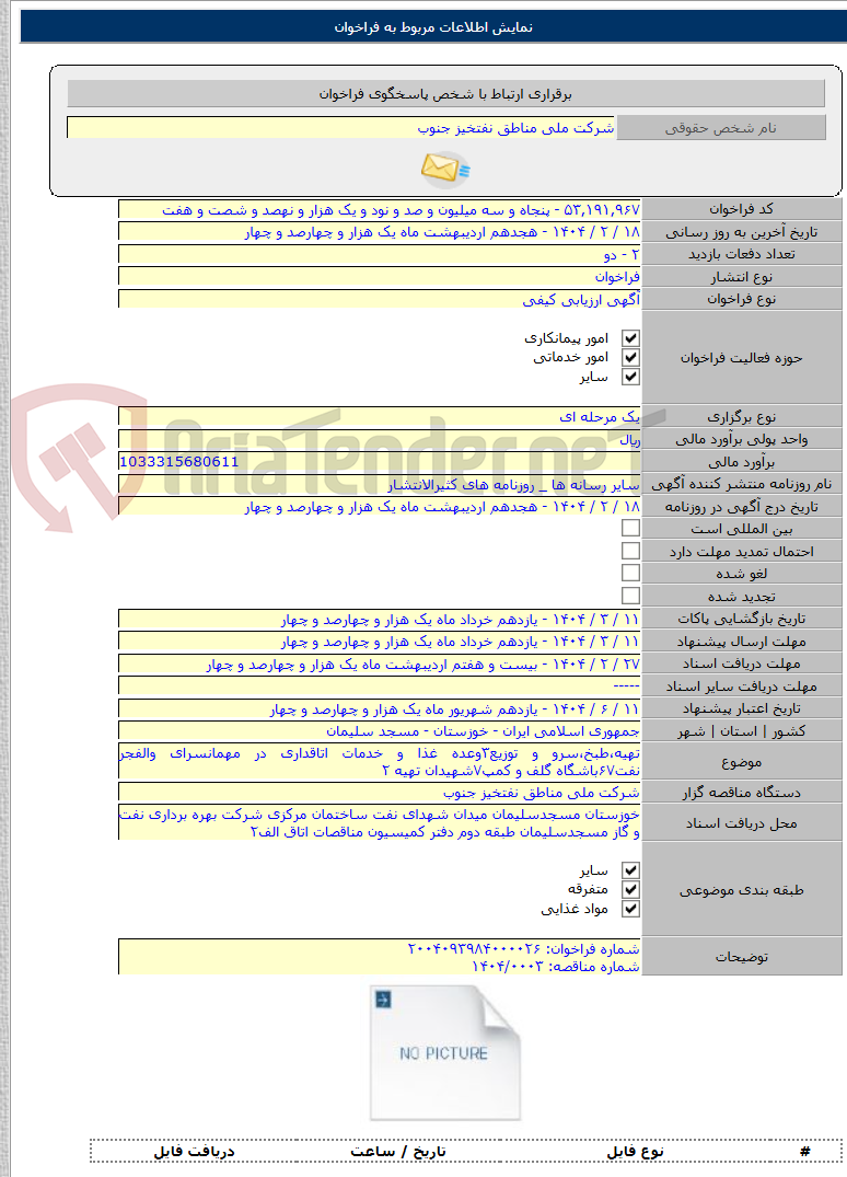 تصویر کوچک آگهی تهیه،طبخ،سرو و توزیع۳وعده غذا و خدمات اتاقداری در مهمانسرای والفجر نفت۶۷باشگاه گلف و کمپ۷شهیدان تهیه ۲