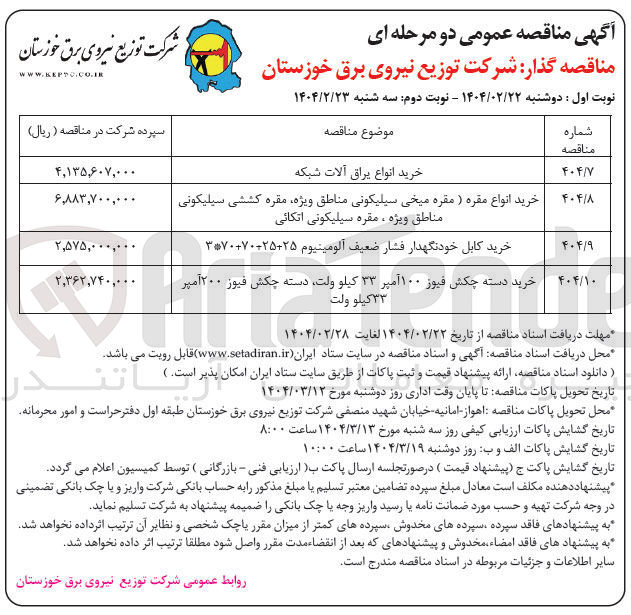 تصویر کوچک آگهی خرید کابل خودنگهدار فشار ضعیف آلومینیوم ۲۵-۲۵-۷۰-۳۷۰ 

