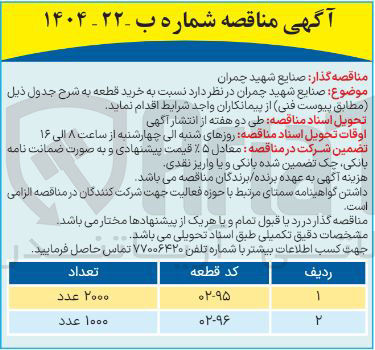 تصویر کوچک آگهی خرید قطعه