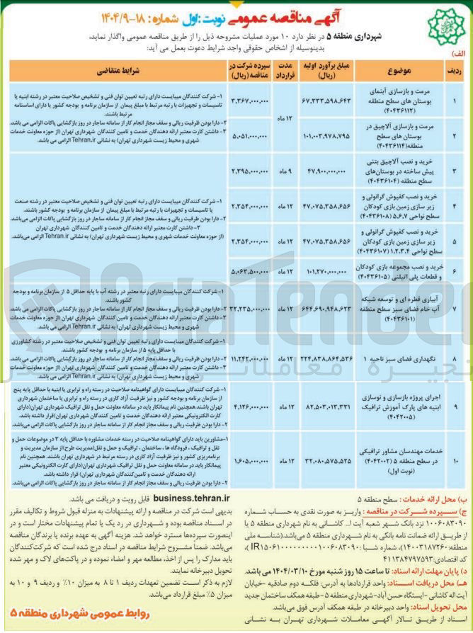 تصویر کوچک آگهی خدمات مهندسان مشاور ترافیکی