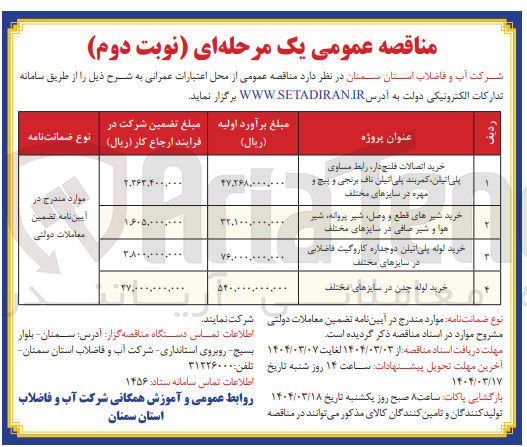 تصویر کوچک آگهی خرید اتصالات فلنج دار ، رابط مساوی پلی اتیلن کمربند پلی اتیلن ناف برنجی و پیچ و مهره در سایزهای مختلف 