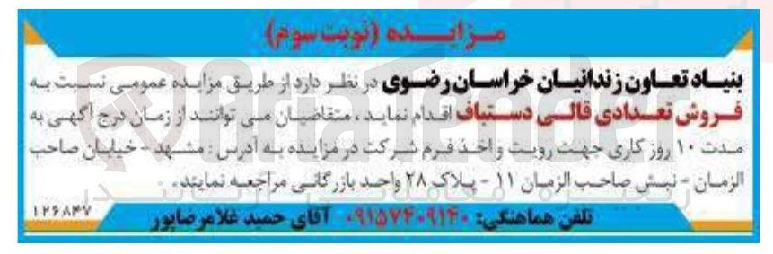 تصویر کوچک آگهی فروش تعدادی قالی دستباف