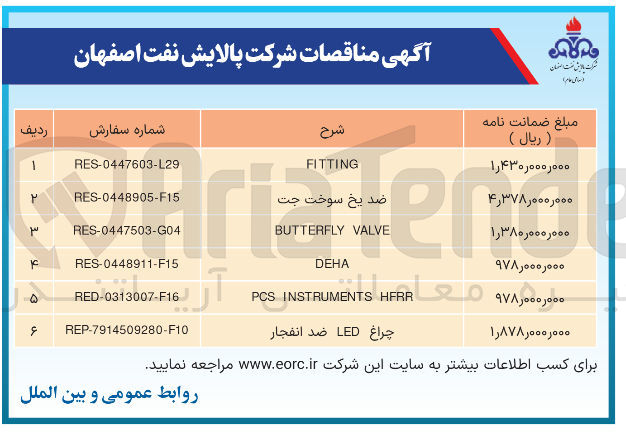 تصویر کوچک آگهی چراغ LED ضد انفجار 