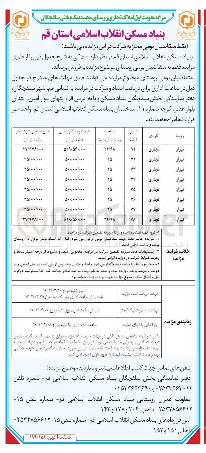 تصویر کوچک آگهی املاک تجاری