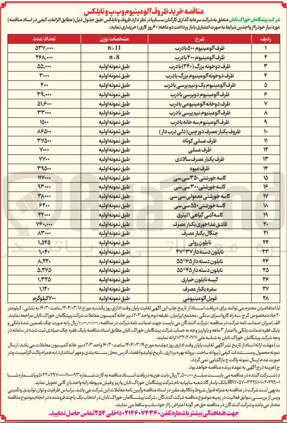 تصویر کوچک آگهی خرید ظرف عسلی کوتاه 