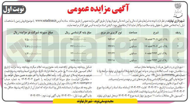 تصویر کوچک آگهی  فروش زمین
